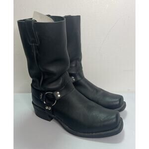 Boulet Harness Motorcycle Boots Black Leather Engineer Men’s ESTIMATED Size 12